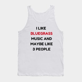 Funny bluegrass Music Lover Gift Idea 90s designs  vintage retro Tank Top